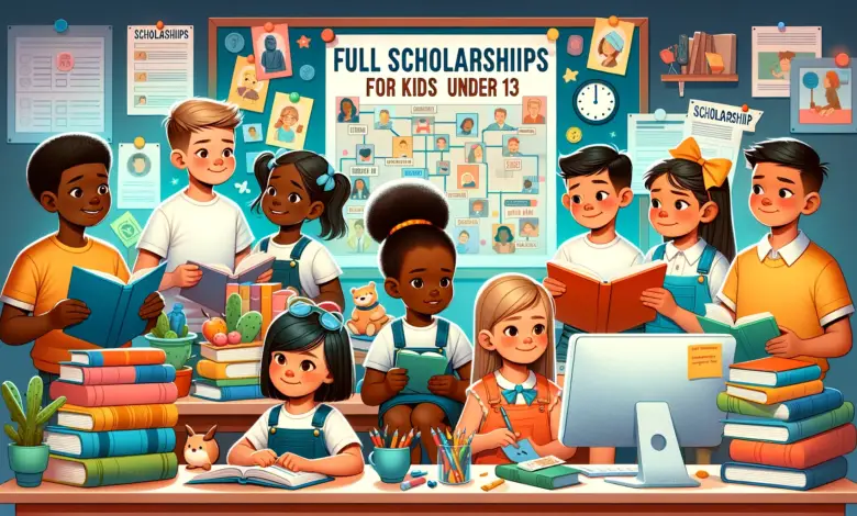 Full Scholarships for Kids Under 13